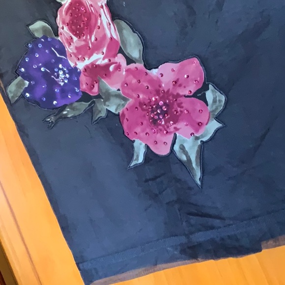 Donna Morgan black skirt set size 6 - Picture 3 of 9